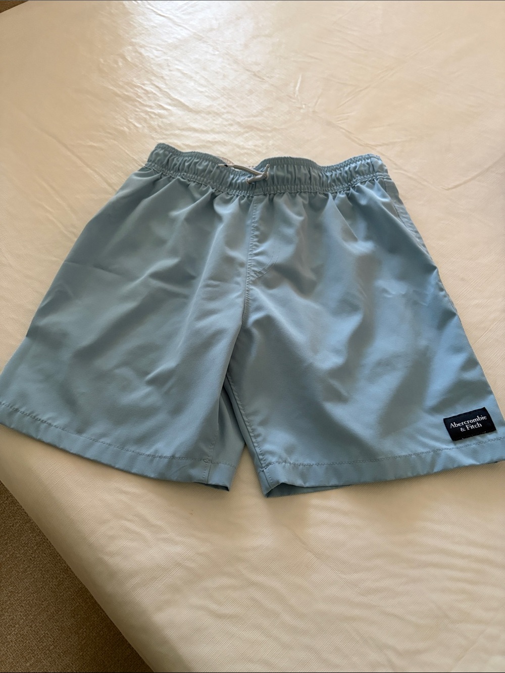 Abercrombie Kids Pale Blue Swim Trunks